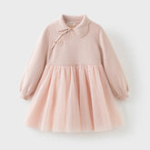 Baby Girl Mesh Floral Dress – Gentle Autumn Style